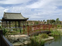 The relaxing chinese garden of remembrance